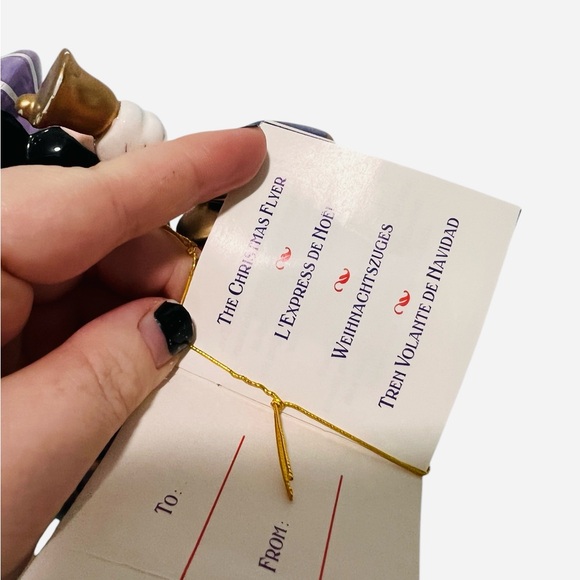 Vintage 1994 Disney Porcelain It's a Small World Holiday Christmas Mickey Train - Picture 10 of 12